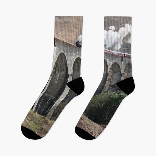 Item preview, Glenfinnan Viaduct, Scotland Travel Illustration designed and sold by Alo.