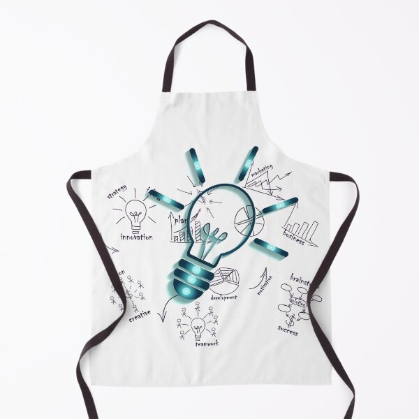 Item preview, blue bulb Business Creativity idea designed and sold by sasa-creations.