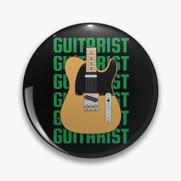 Item preview, Guitarist Repeated Text T-Style Electric Guitar Body designed and sold by nightsworthy.