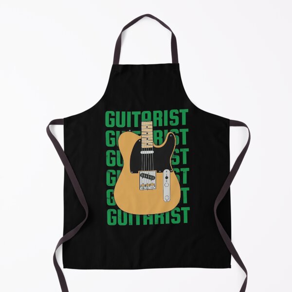 Item preview, Guitarist Repeated Text T-Style Electric Guitar Body designed and sold by nightsworthy.