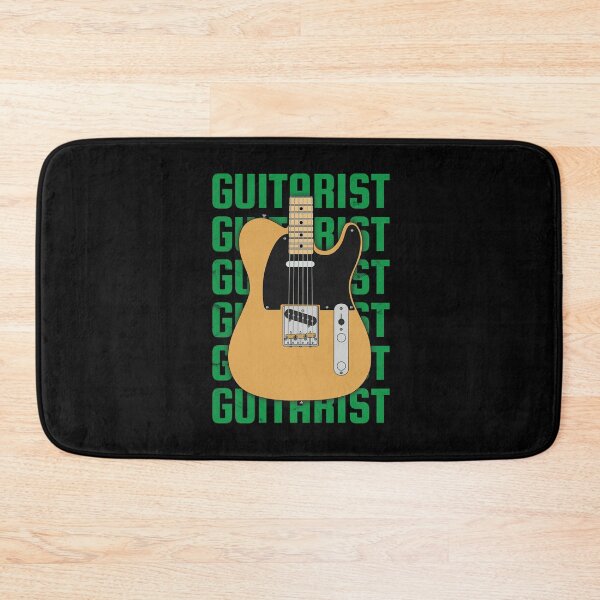 Item preview, Guitarist Repeated Text T-Style Electric Guitar Body designed and sold by nightsworthy.