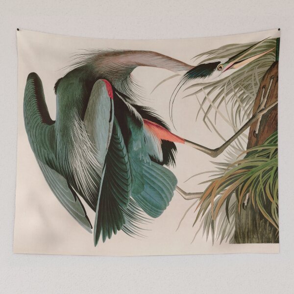 Item preview, Birds of America Audubon Great Blue Heron Illustration Bird Lovers Gift designed and sold by VintageArchive.