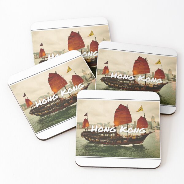 Item preview, Hong Kong - Junk Boat designed and sold by WallStreet Arts.