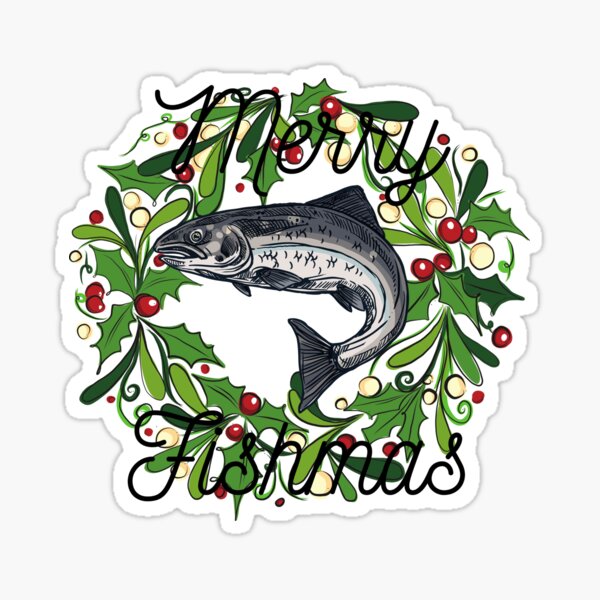 Merry Fishing Christmas Fish Gifts | Poster