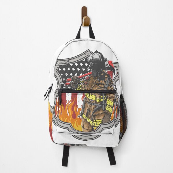 Item preview, American fireman USA over an American Flag Circle | Firefighter | Gift idea designed and sold by Emil1993.