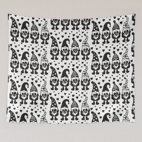 Item preview, Gnomes Holding Hearts in Hands. Valentine's Day designed and sold by c-vector-studio.