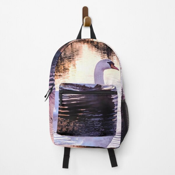 Item preview, Swan flapping its wings on the water designed and sold by Neilchurcherart.