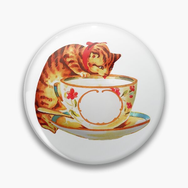 Item preview, Afternoon Tea Cat  designed and sold by Fananaa.