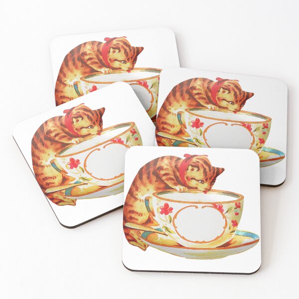 Item preview, Afternoon Tea Cat  designed and sold by Fananaa.