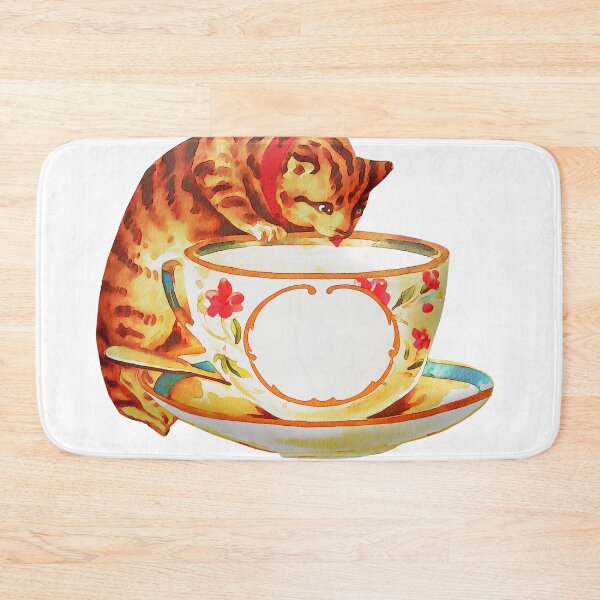 Item preview, Afternoon Tea Cat  designed and sold by Fananaa.