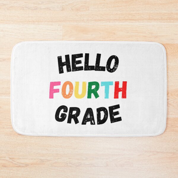 Item preview, Hello Fourth Grade, Cool Back to School  designed and sold by KashifMohiuddin.