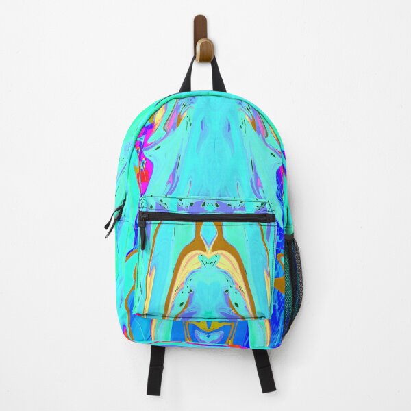 Item preview, Pattern abstract explosion of colors in mint designed and sold by MyREDBlack.