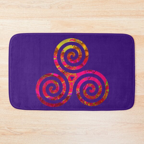 Item preview, Triple Spiral, Colorful Triple Spiral, Triskele, Spiritual and Eternity Symbol designed and sold by Ruby Jackson.