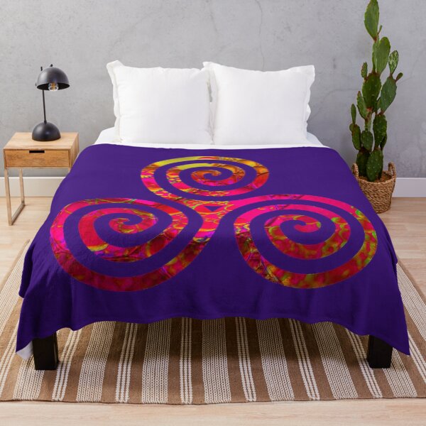 Item preview, Triple Spiral, Colorful Triple Spiral, Triskele, Spiritual and Eternity Symbol designed and sold by Ruby Jackson.