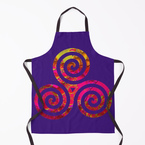 Item preview, Triple Spiral, Colorful Triple Spiral, Triskele, Spiritual and Eternity Symbol designed and sold by Ruby Jackson.