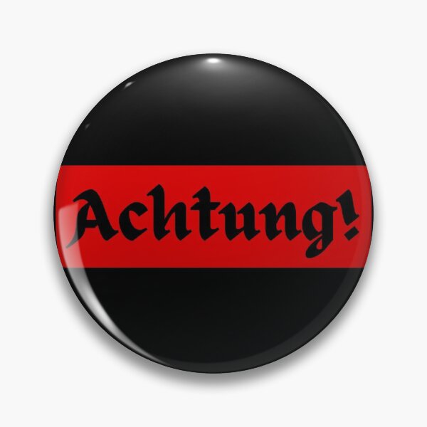 Item preview, Achtung! Red Rectangle - German designed and sold by ElementJourney.