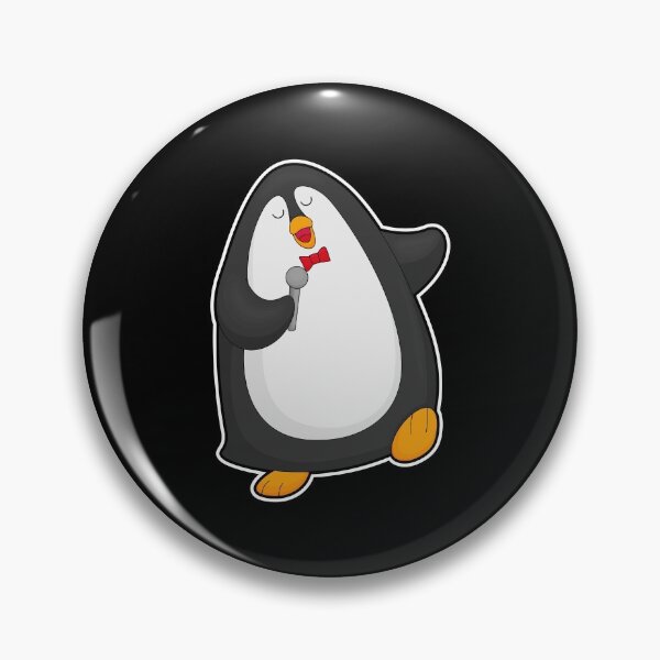 Item preview, Penguin Singer Microphone Singing designed and sold by Snabdesign84.