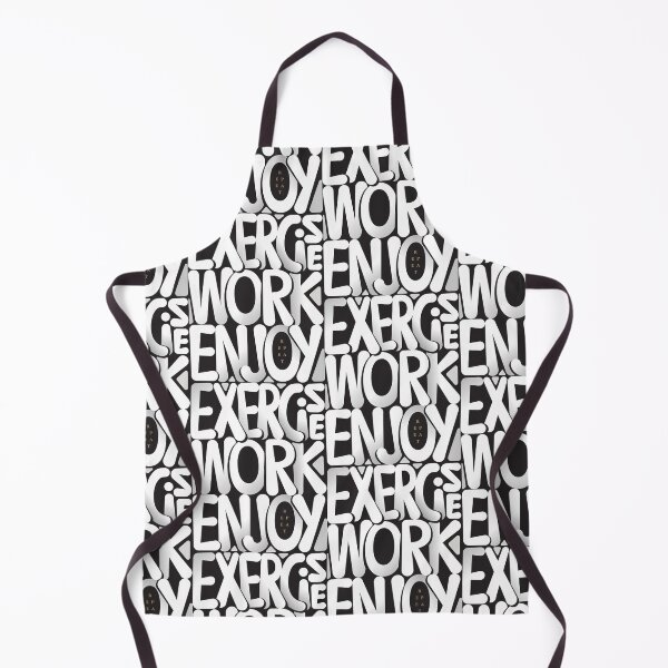 Item preview, Exercise Work Enjoy Repeat designed and sold by Wiggly Lines.