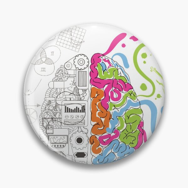 Item preview, Cerebral hemisphere Creativity Brain designed and sold by sasa-creations.