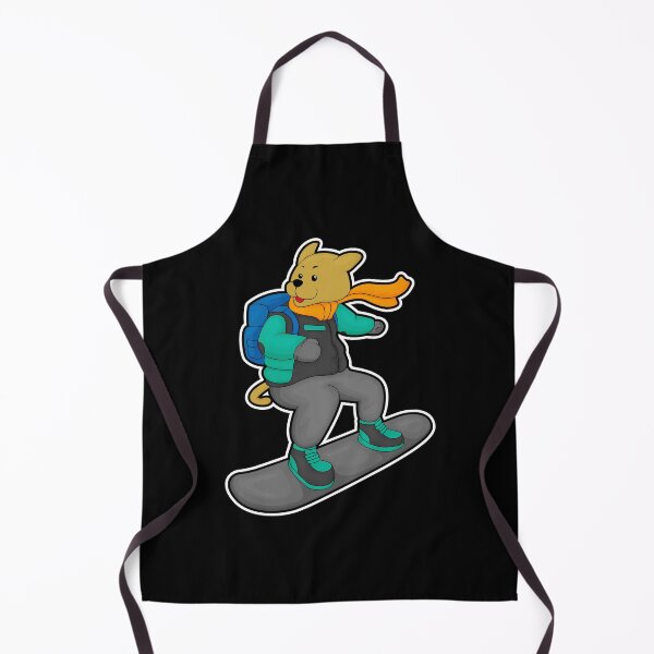 Item preview, Dog as Snowboarder with Snowboard & Backpack designed and sold by Snabdesign84.