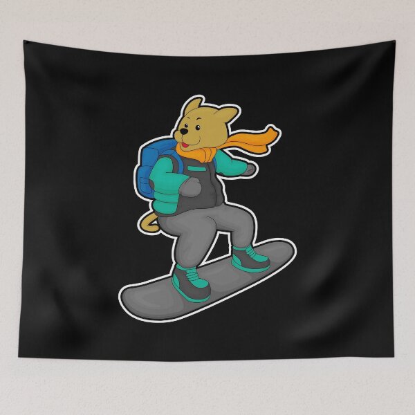 Item preview, Dog Snowboarder Snowboard designed and sold by Snabdesign84.
