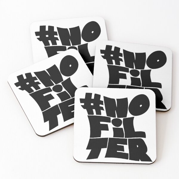 Item preview, #no filter, teen trend no filter designed and sold by art-and-sticker.