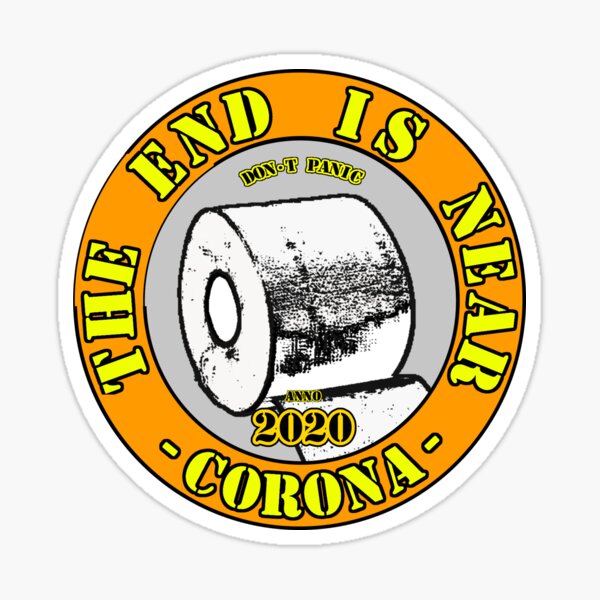 Corona Klopapier Sticker