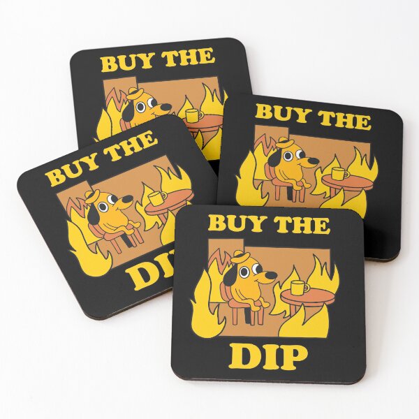 Item preview, Buy The Dip - Cryptocurrency - Bitcoin Crypto Btc Money Dogecoin Blockchain Hodl Dollar designed and sold by CanadianUnicorn.