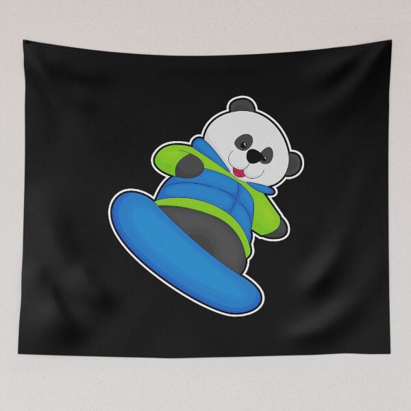 Item preview, Panda Snowboarder Snowboard designed and sold by Snabdesign84.