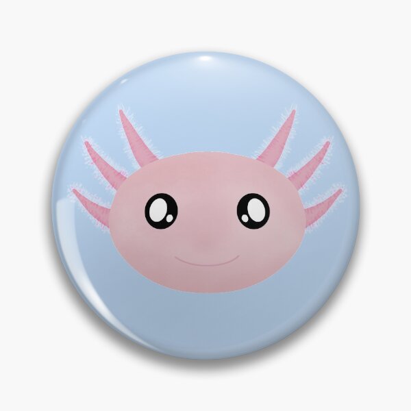 Artikelvorschau, Axolotl lächelt entworfen und verkauft von daisyandlime.