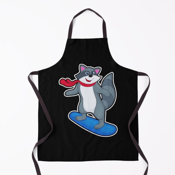 Item preview, Racoon as Snowboarder with Snowboard & Scarf designed and sold by Snabdesign84.