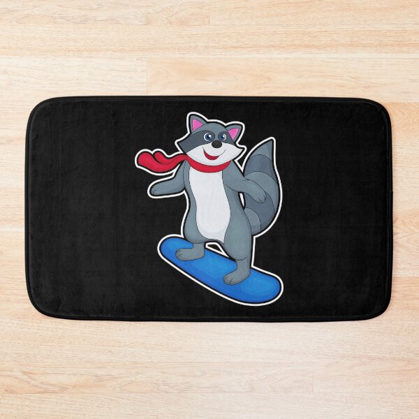 Item preview, Raccoon Snowboarder Snowboard designed and sold by Snabdesign84.