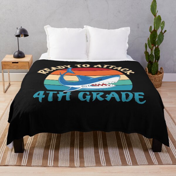 Item preview,  Ready to attack 4th grade shark vintage designed and sold by anthonybarr1205.