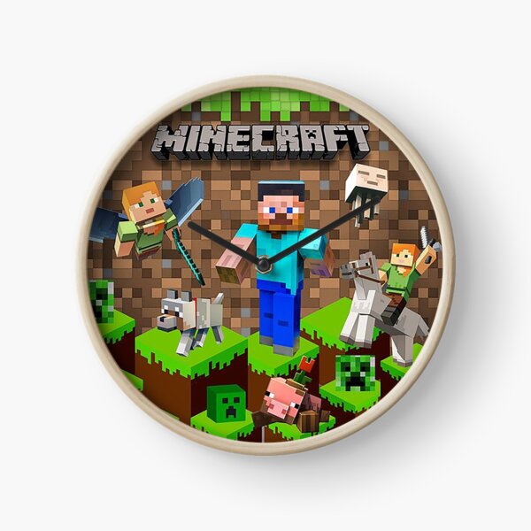 NEUES Minecraft-Spiel-Update - Coole Minecraft-Charaktere Uhr