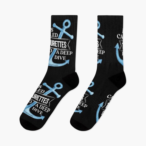 Item preview, It’s called Tourettes Do A Deep Dive, Anchor, Tourette Syndrome Awareness designed and sold by MJDezigns.