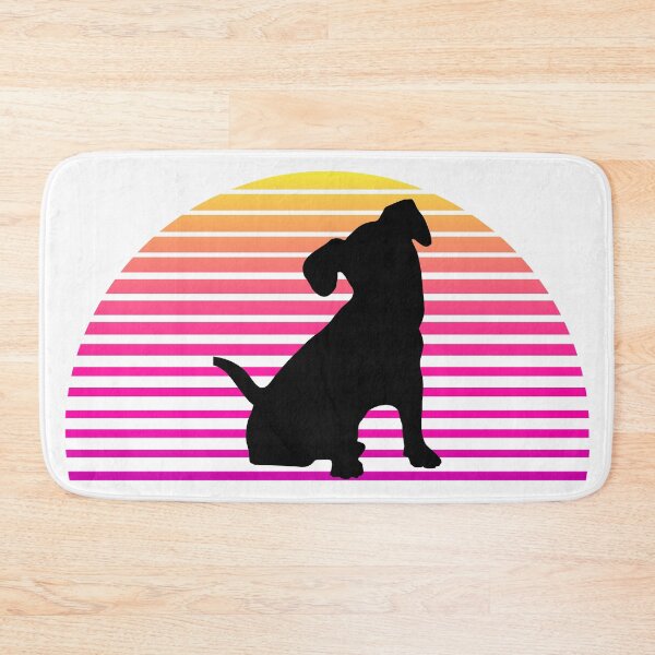 Item preview, Fox Terrier on Retro Sun designed and sold by randomorder.