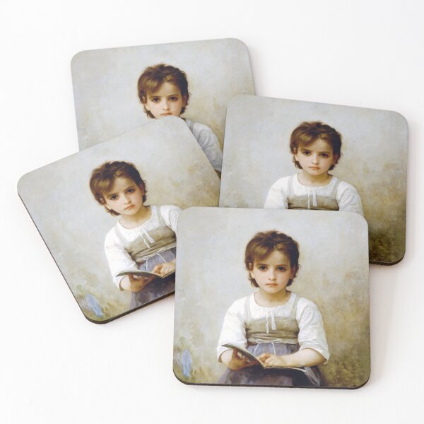 Item preview, The Difficult Lesson by Bouguereau designed and sold by academic-art.