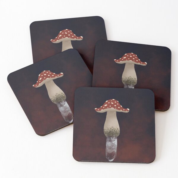 Item preview, Red Crystal Mushroom designed and sold by MarissaPon.