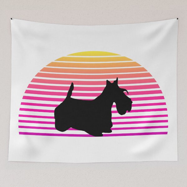 Item preview, Scottish Terrier on Retro Sun designed and sold by randomorder.