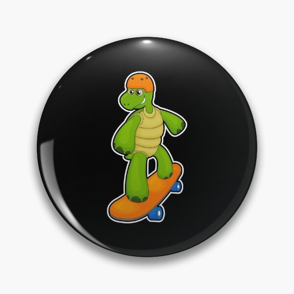 Item preview, Turtle as Skateboarder with Skateboard & Helmet designed and sold by Snabdesign84.