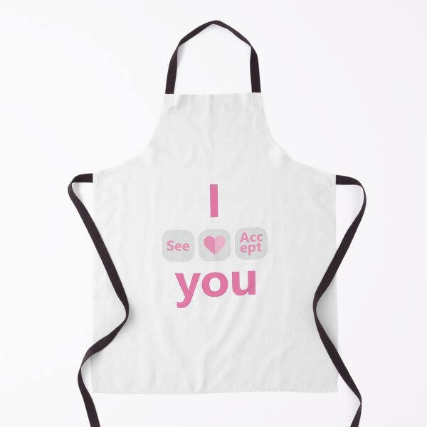 Item preview, I see I loye you I accept you Pink Text base design designed and sold by Babadollcraft.