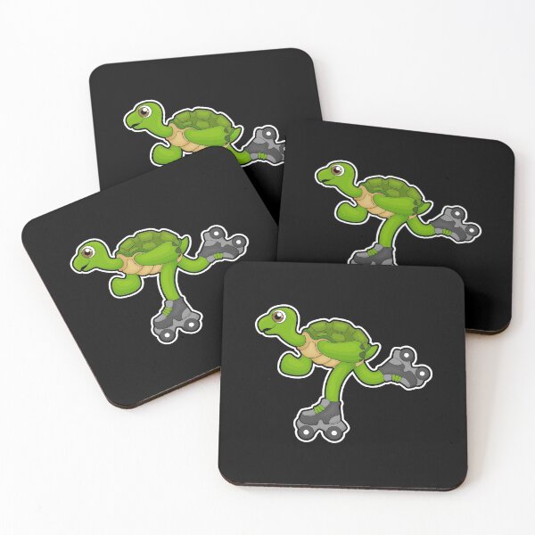 Item preview, Turtle as Skater with Roller skates designed and sold by Snabdesign84.
