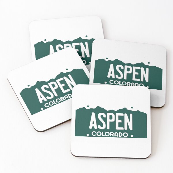 Item preview, Aspen, CO License Plate designed and sold by Decal Mania.