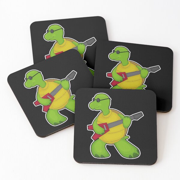Item preview, Turtle at Music with Guitar & Sunglasses designed and sold by Snabdesign84.