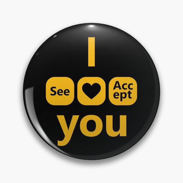 Item preview, I see I loye you I accept you yollow Text base design designed and sold by Babadollcraft.