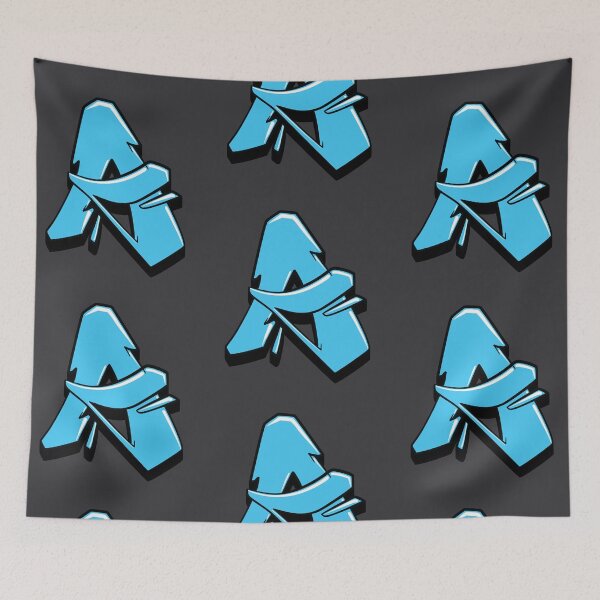 Item preview,  Graffiti Letter A (Blue) designed and sold by NameGraffiti.