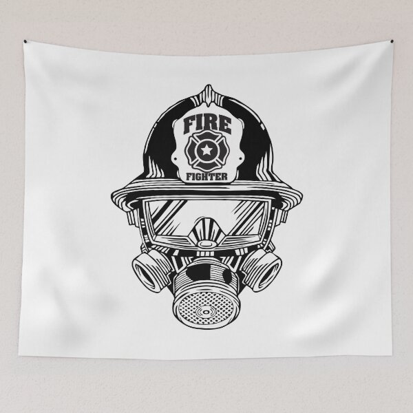 Item preview, Retro 1980s Firefighter present- Vintage Fireman Gift designed and sold by Emil1993.