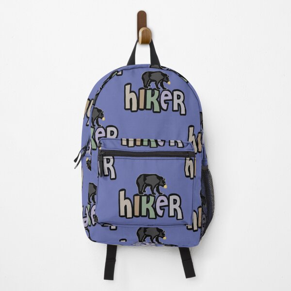 Item preview, Funny Black Bear Hiker Cartoon designed and sold by Nature's Fancy.