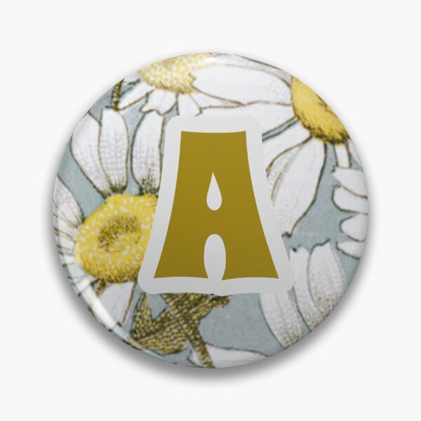 Item preview, A, Daisy, Daisy Pattern, Letter, Personalized, Monogram, Retro, Vintage, Pretty designed and sold by Cool-Bananas.