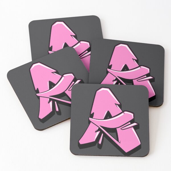 Item preview, Graffiti Letter A (Pink) designed and sold by NameGraffiti.